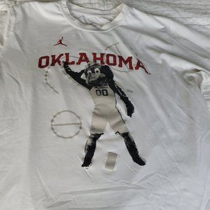 University of Oklahoma Jordan Collection Top Dawg Long Sleeved Shirt, XL White